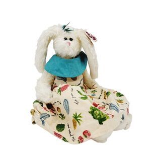 4/$25 -Ty Collectibles Beanie Baby BLOOM The Bunny 1993 Plush Garden Dress TAGS